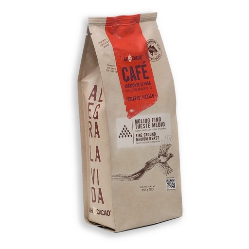 [7503028329038] Café - tueste medio, molido fino, bolsa 450g